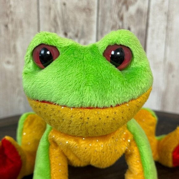 Ganz Webkinz Lil' Kinz Tree Frog Plush Stuffed Toy Animal Multicolor Small - Picture 2 of 12